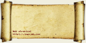 Aleksandar Crnjanski vizit kartica